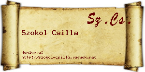 Szokol Csilla névjegykártya